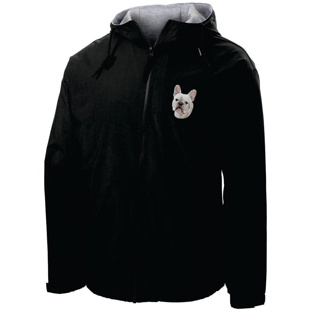 French Bulldog Embroidered Hooded Jacket - Image 5