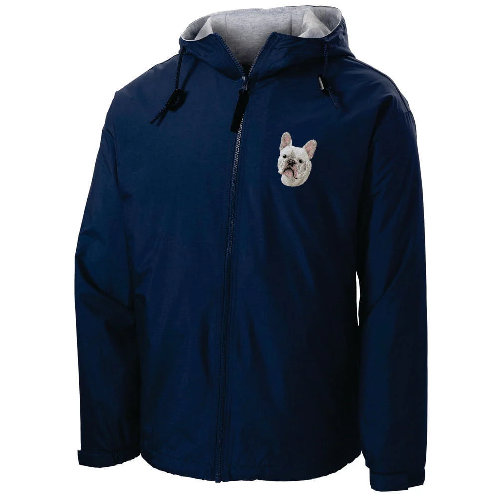 French Bulldog Embroidered Hooded Jacket - Image 8