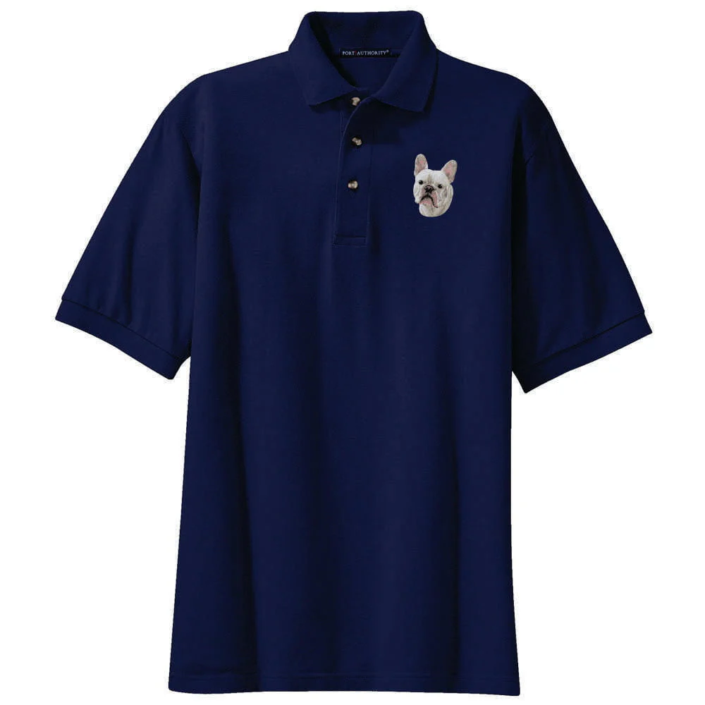 French Bulldog Embroidered Polo Shirt - Image 4