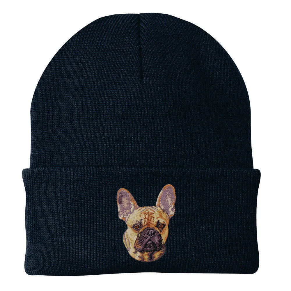 French Bulldog Embroidered Beanie - Image 5