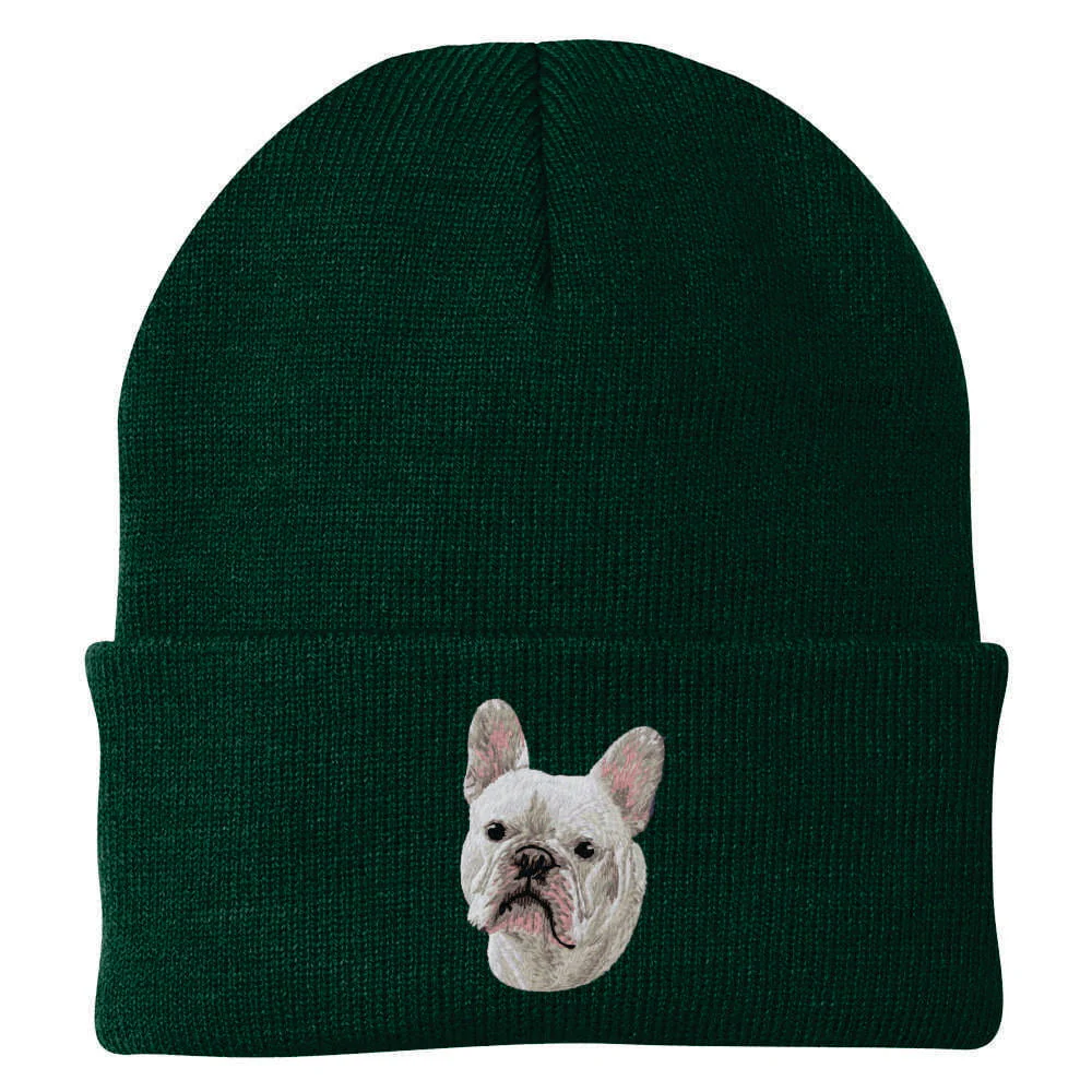 French Bulldog Embroidered Beanie - Image 6