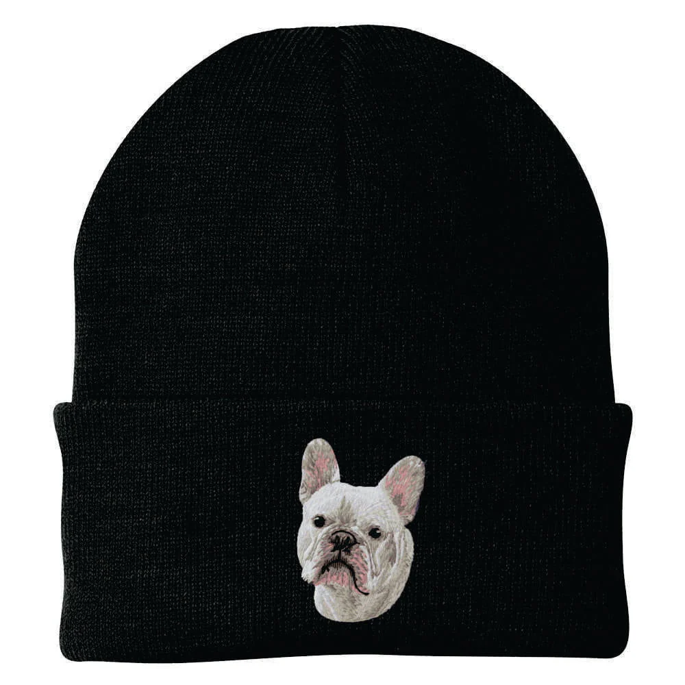 French Bulldog Embroidered Beanie - Image 8