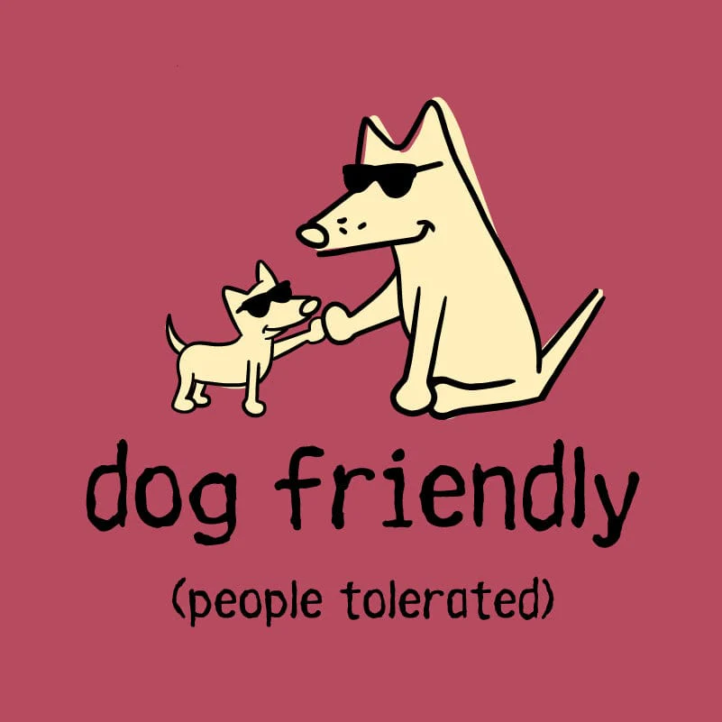 Dog Friendly People Tolerated - Lightweight Tee - Image 2