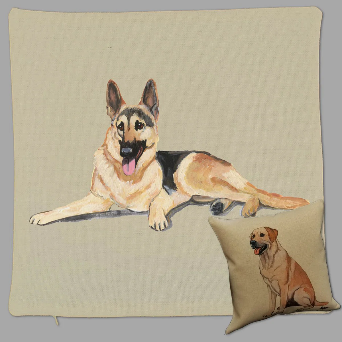 German Shepherd Dog Pillow Cover
