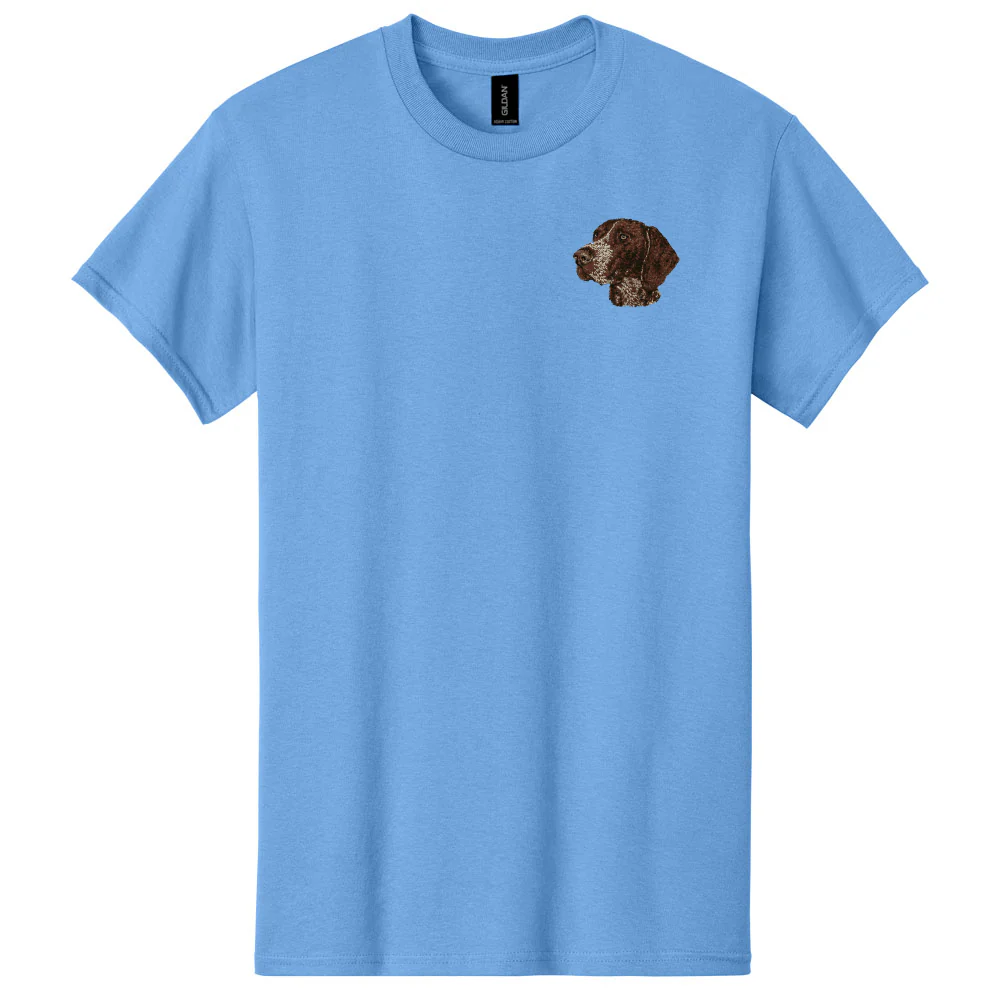 German Shorthaired Pointer Embroidered Men's T-Shirt