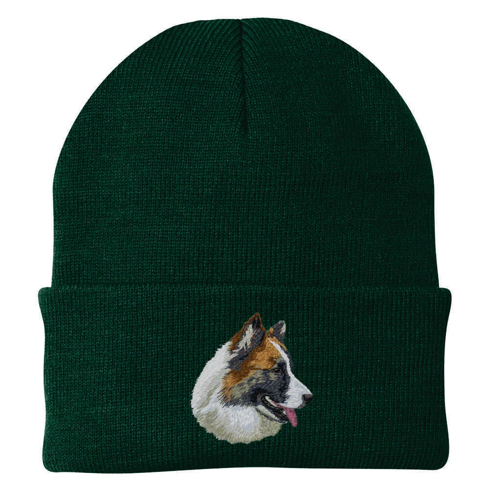 Icelandic Sheepdog Embroidered Beanie - Image 2