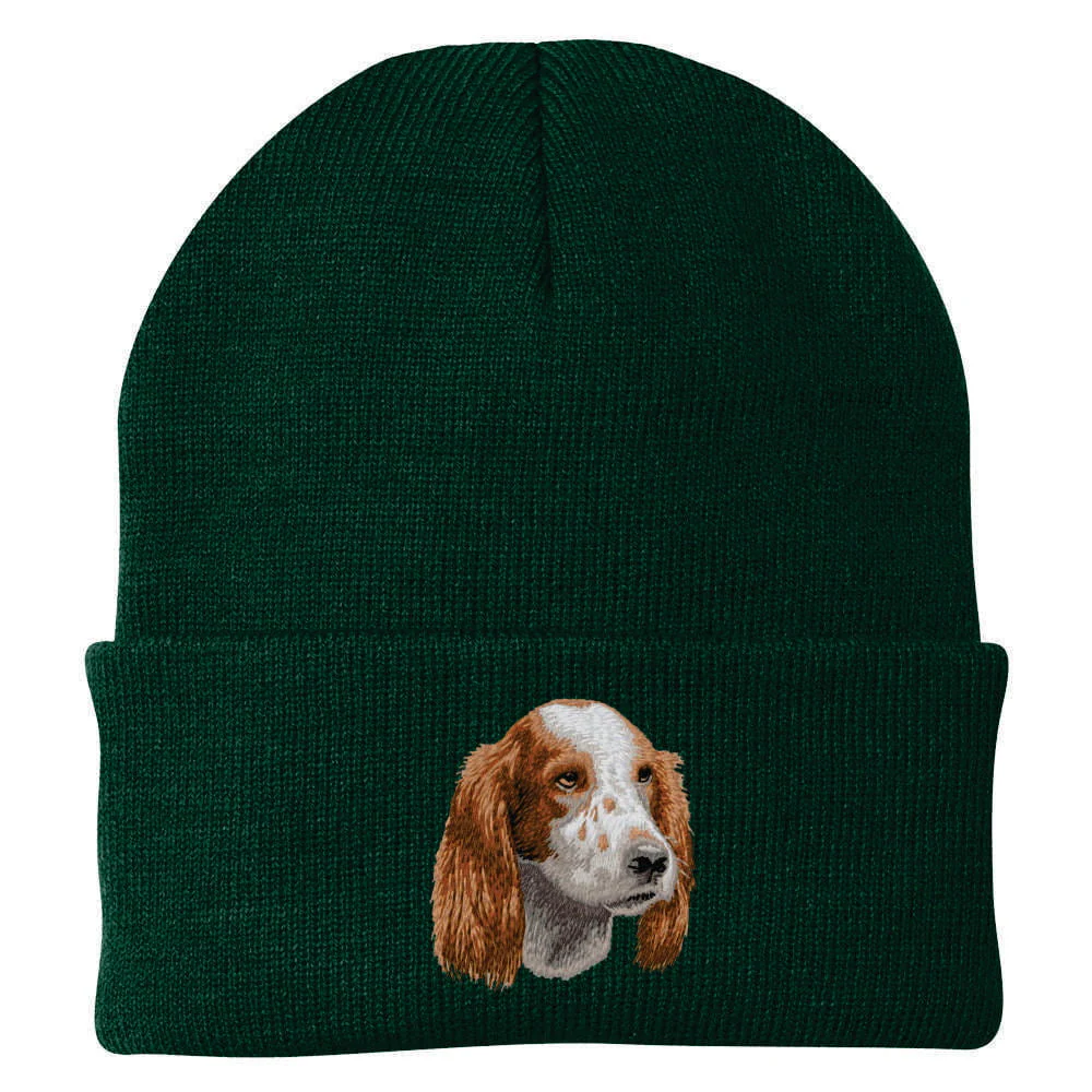 Irish Red & White Setter Embroidered Beanie - Image 5