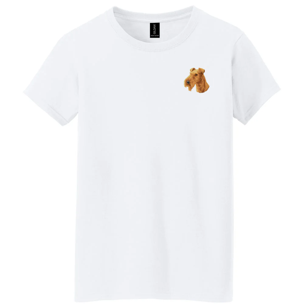 Irish Terrier Embroidered Women's T-Shirt - Image 2