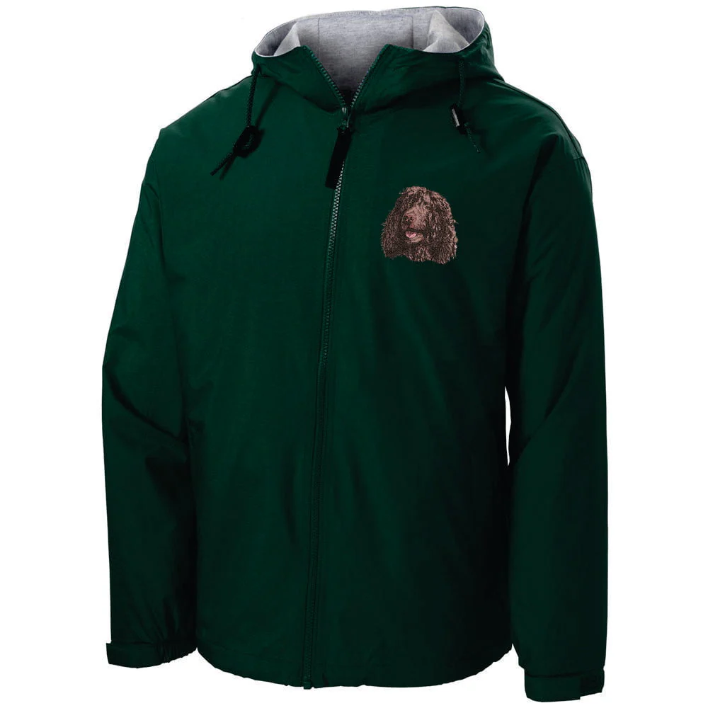 Irish Water Spaniel Embroidered Hooded Jacket - Image 6