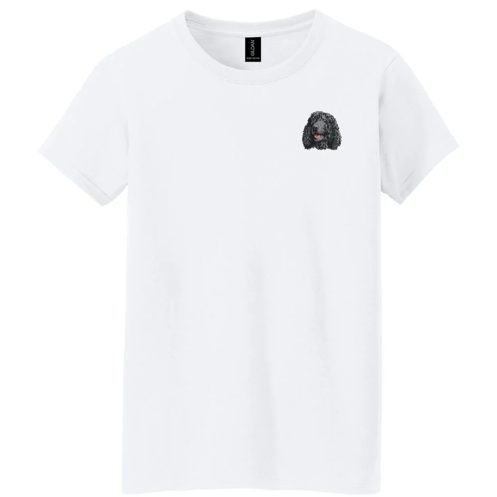 Irish Water Spaniel Embroidered Women's T-Shirt - Image 3
