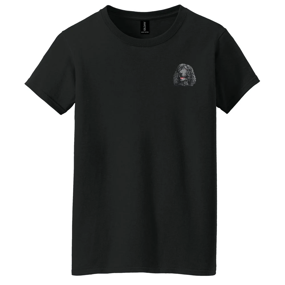 Irish Water Spaniel Embroidered Women's T-Shirt - Image 5