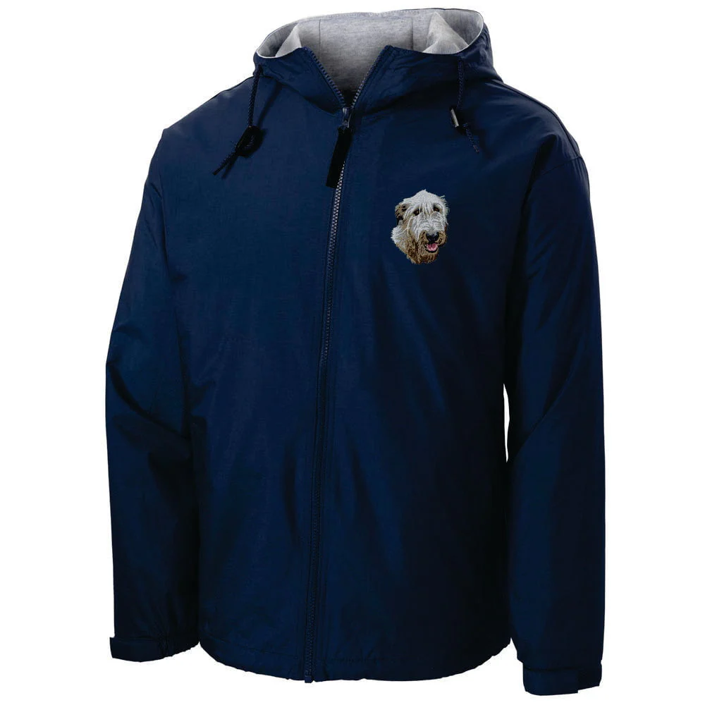 Irish Wolfhound Embroidered Hooded Jacket