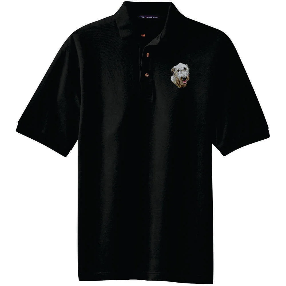 Irish Wolfhound Embroidered Polo Shirt - Image 3