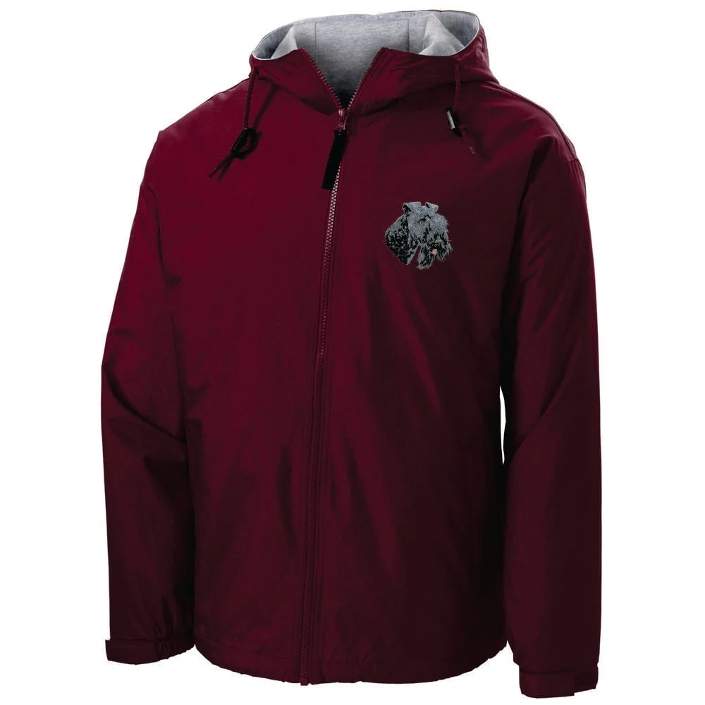 Kerry Blue Terrier Embroidered Hooded Jacket - Image 4