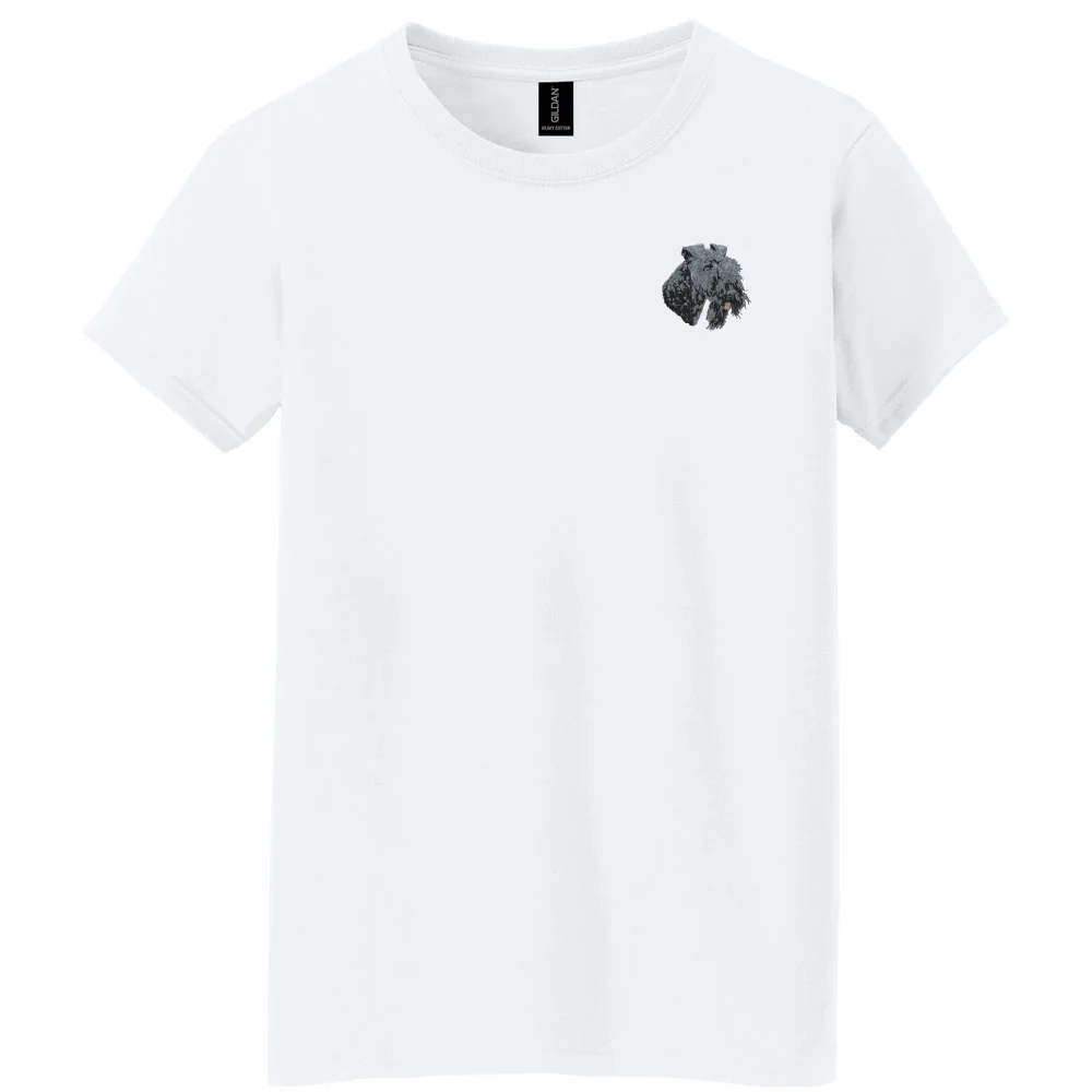 Kerry Blue Terrier Embroidered Women's T-Shirt - Image 2