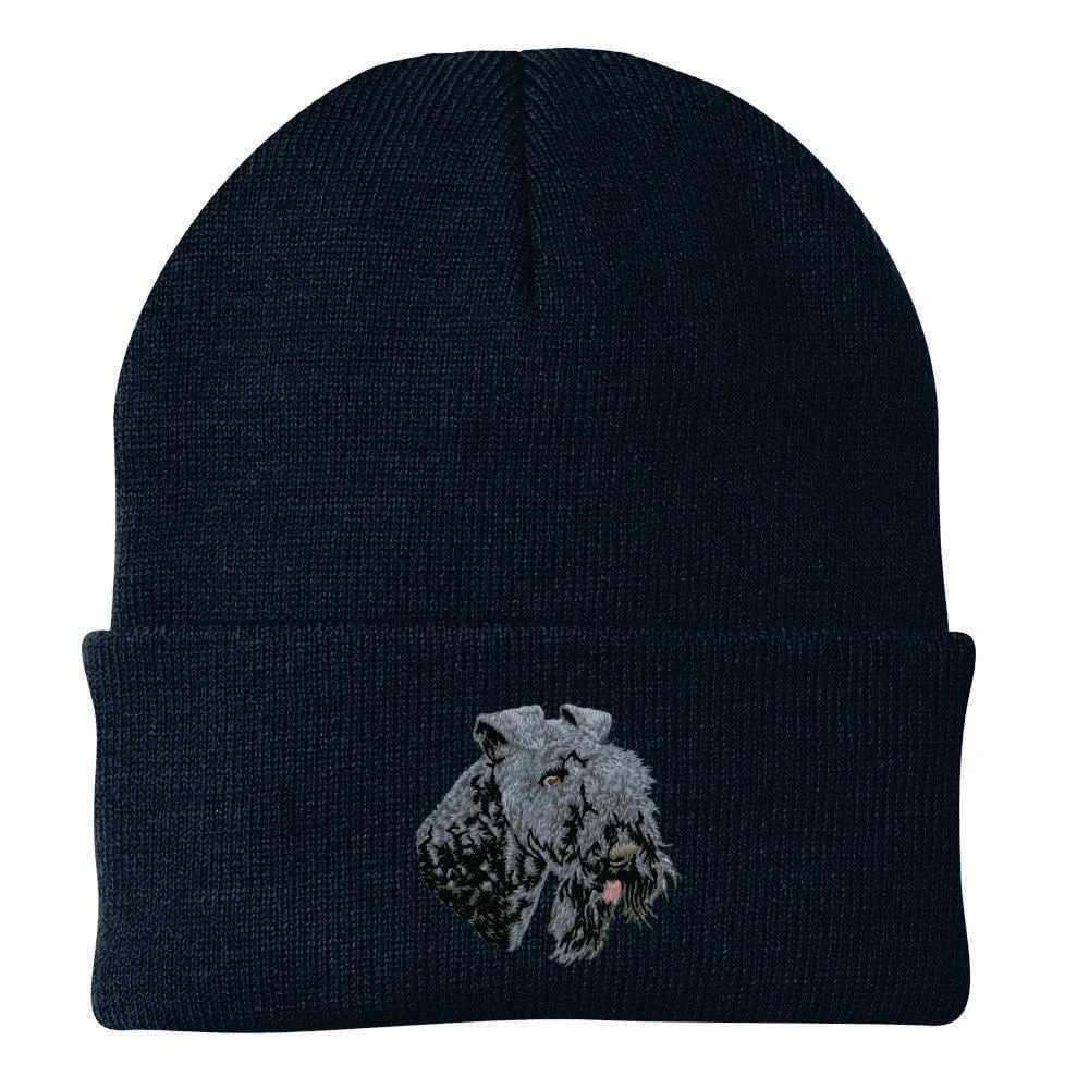 Kerry Blue Terrier Embroidered Beanie - Image 5