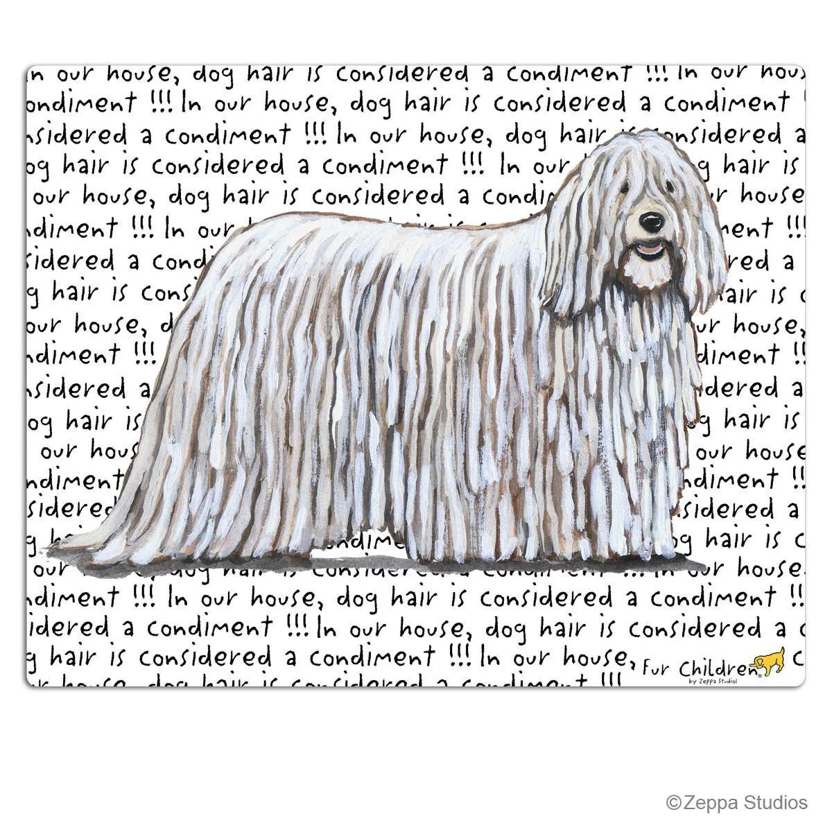 Komondor Cutting Board