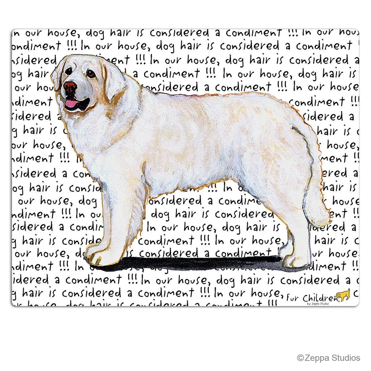Kuvasz Cutting Board