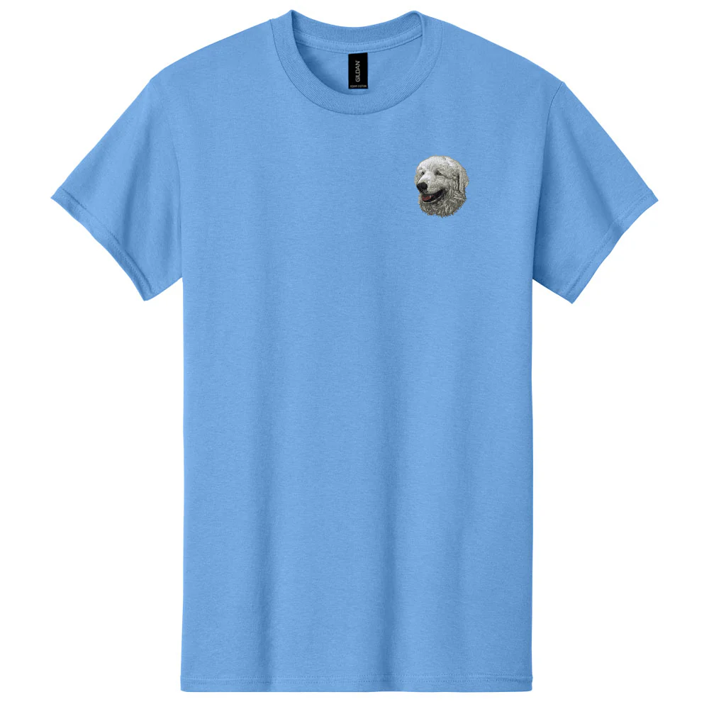 Kuvasz Embroidered Men's T-Shirt