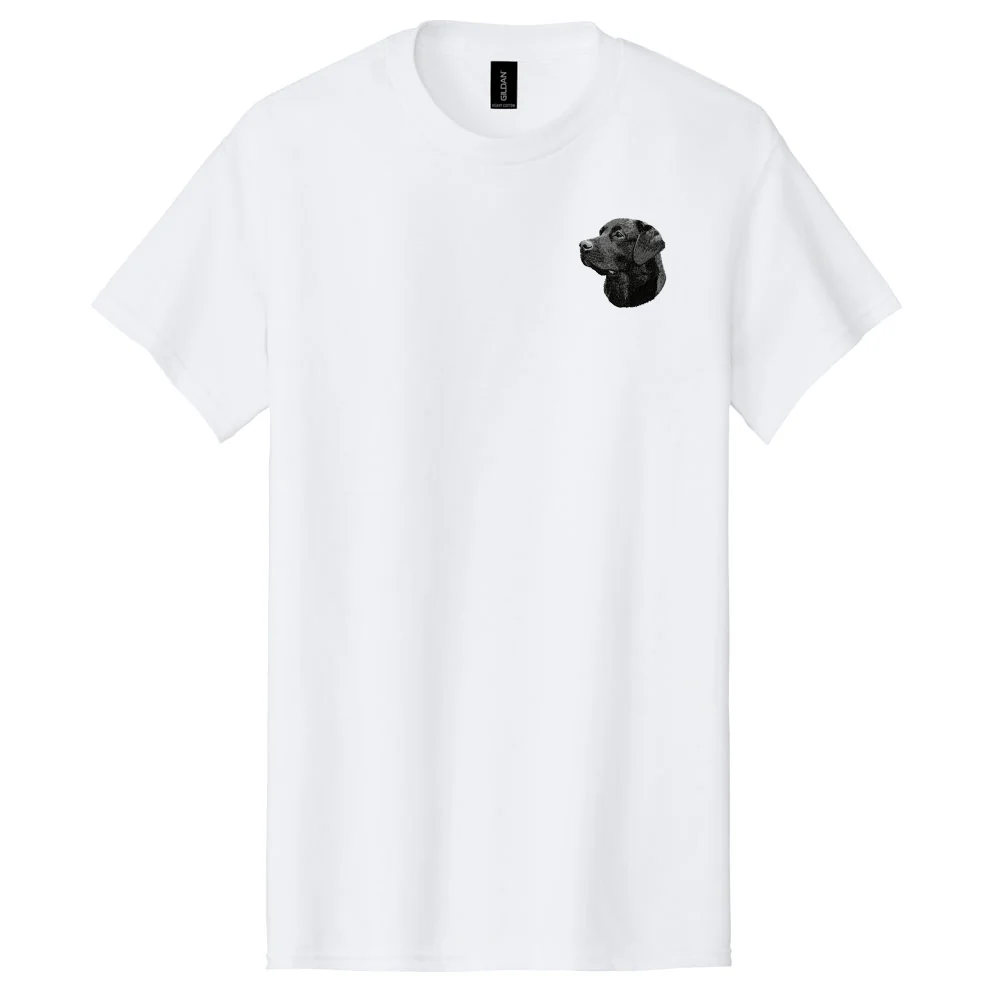 Labrador Retriever Embroidered Men's T-Shirt - Image 3