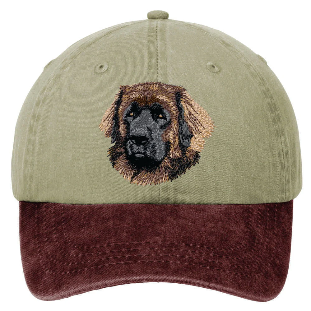 Leonberger  Embroidered Two Tone Baseball Cap - Image 2