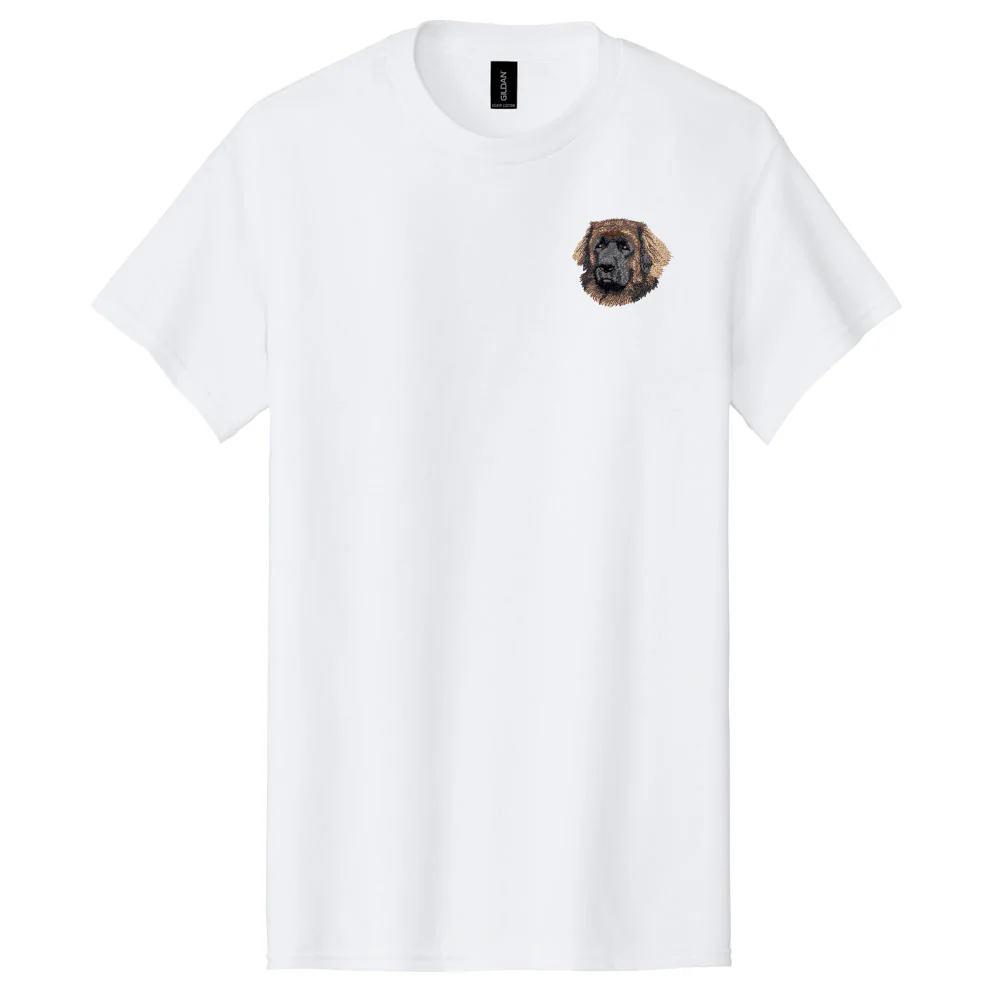 Leonberger Embroidered Men's T-Shirt - Image 3