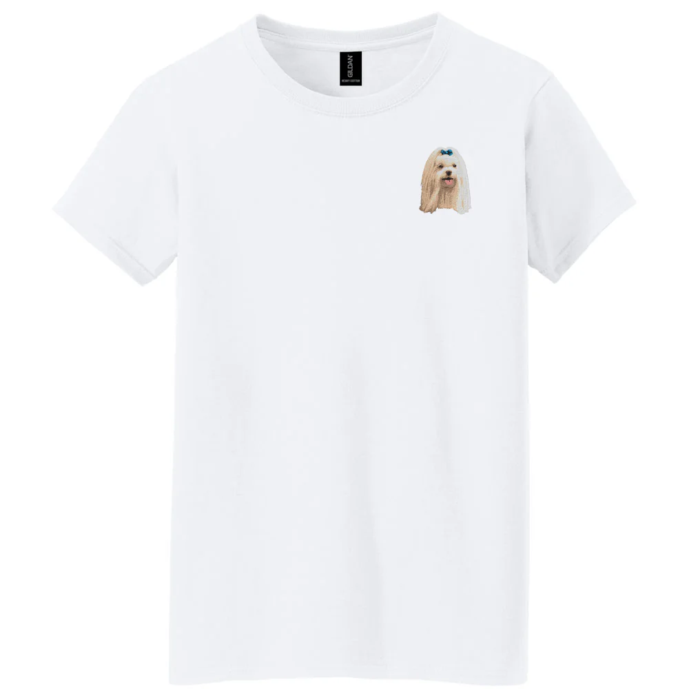 Maltese Embroidered Women's T-Shirt - Image 3