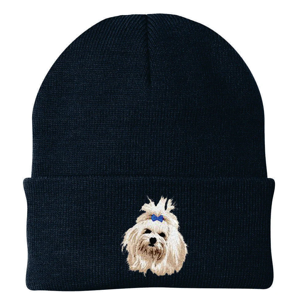 Maltese Embroidered Beanie - Image 10
