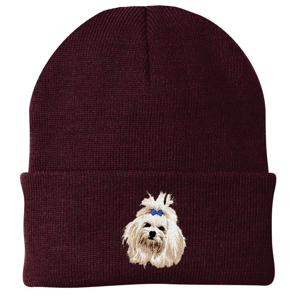 Maltese Embroidered Beanie - Image 9
