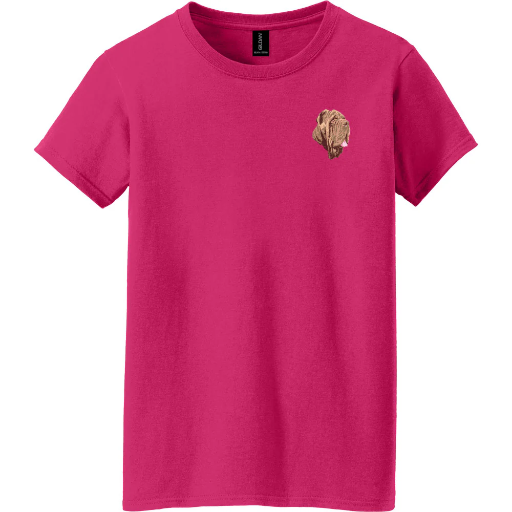 Neapolitan Mastiff Embroidered Women's T-Shirt - Image 2