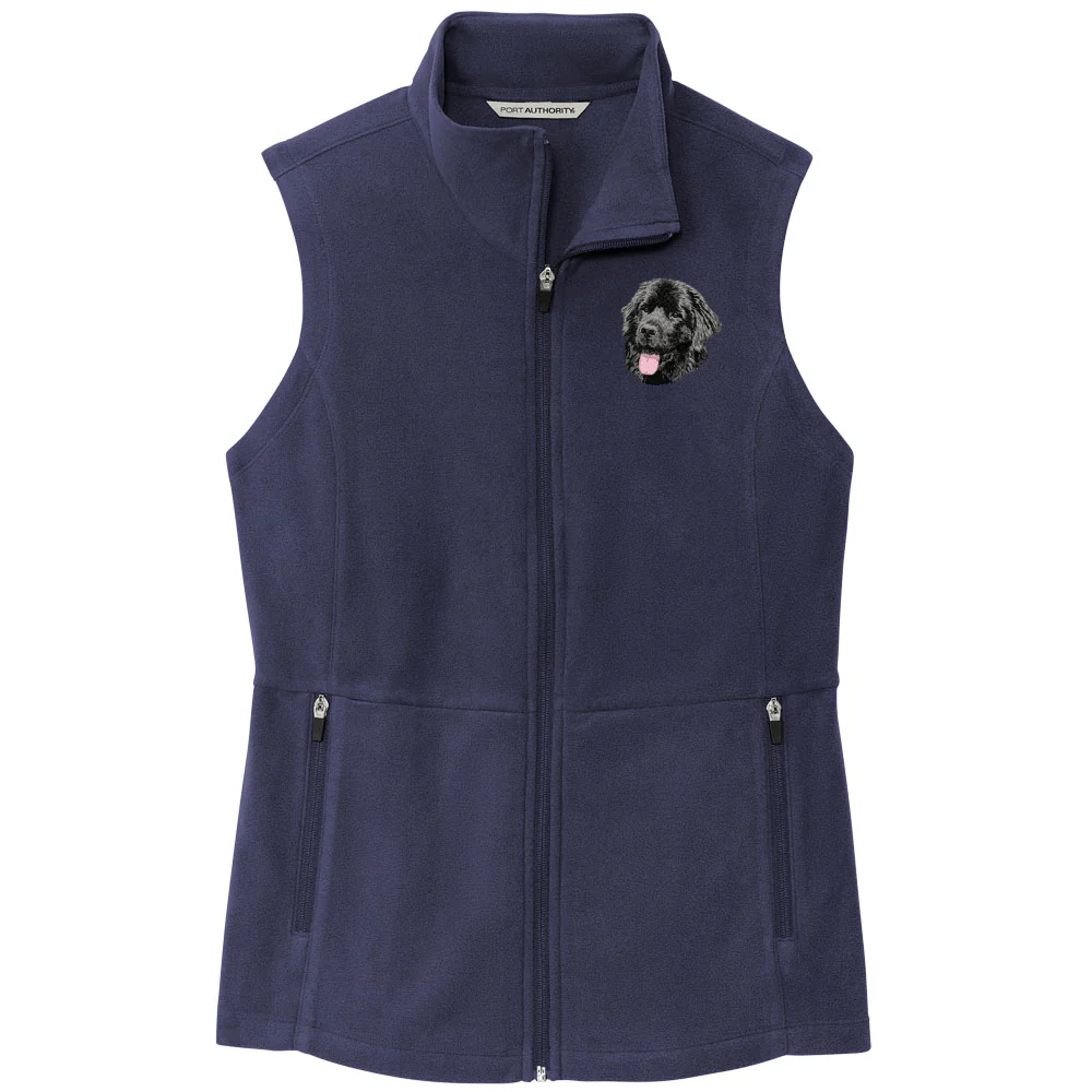 Newfoundland Embroidered Women's Fleece Vest