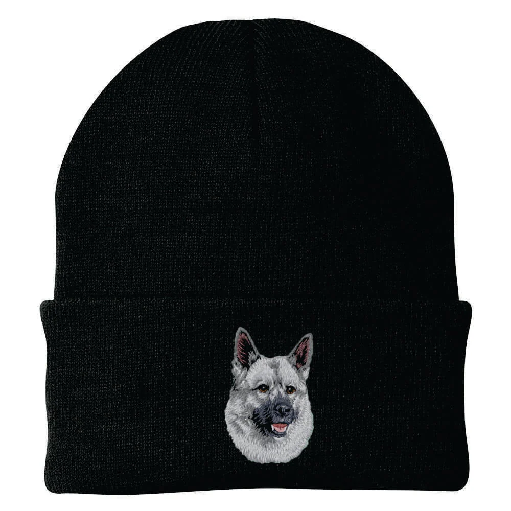 Norwegian Elkhound Embroidered Beanie - Image 5