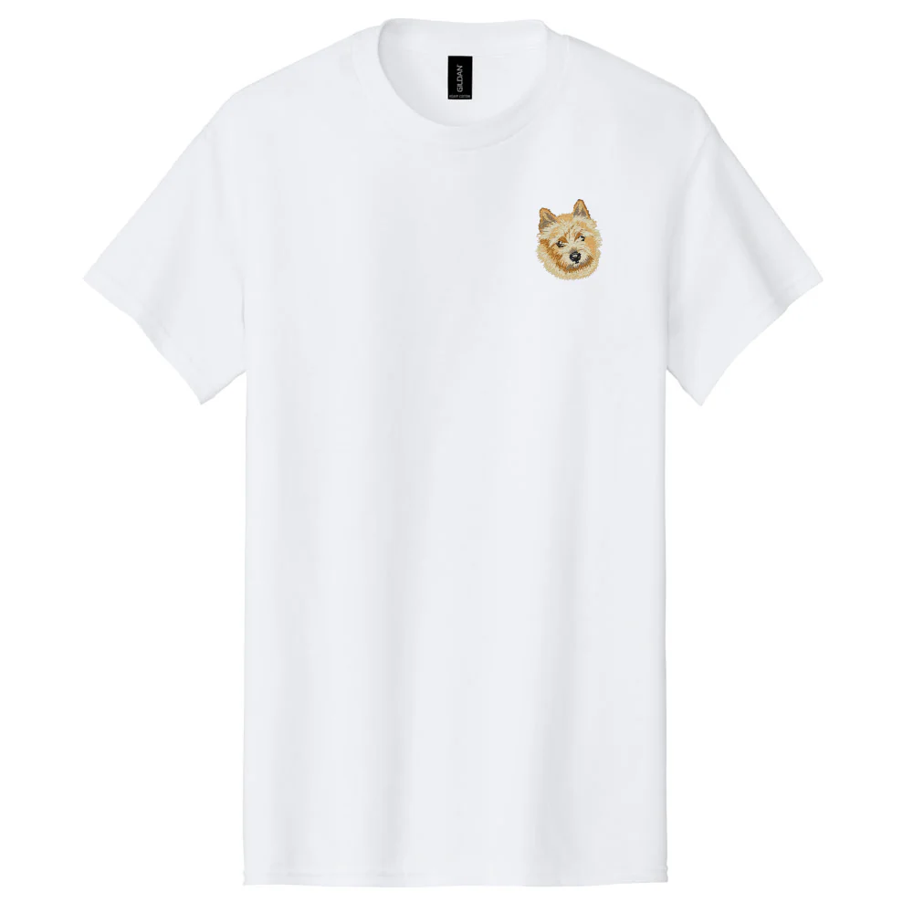 Norwich Terrier Embroidered Men's T-Shirt - Image 3
