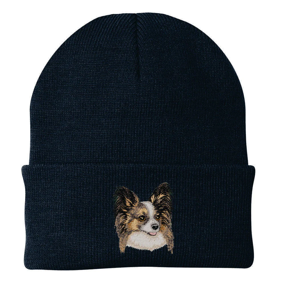 Papillon Embroidered Beanie - Image 8