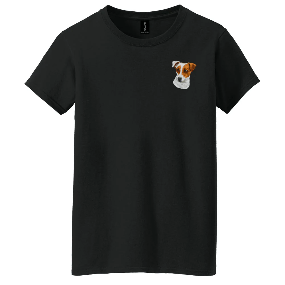 Parson Russell Terrier Embroidered Women's T-Shirt - Image 3