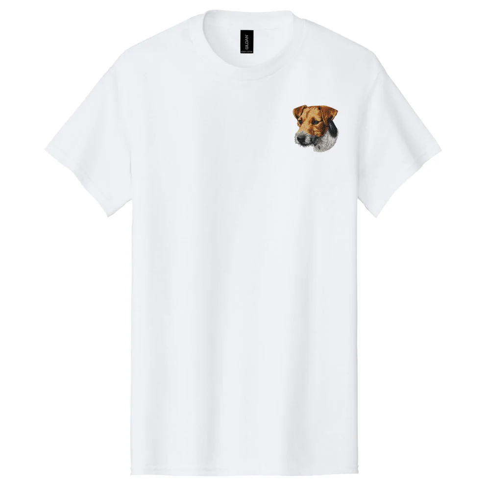 Parson Russell Terrier Embroidered Men's T-Shirt - Image 3