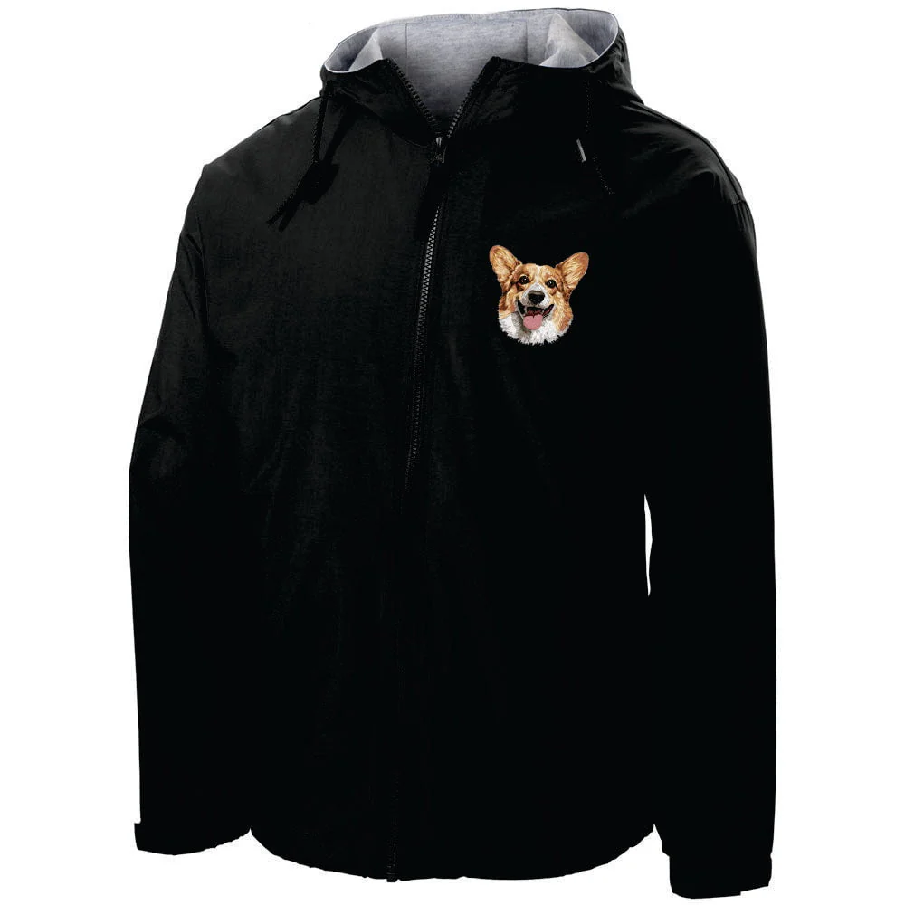 Pembroke Welsh Corgi Embroidered Hooded Jacket - Image 2
