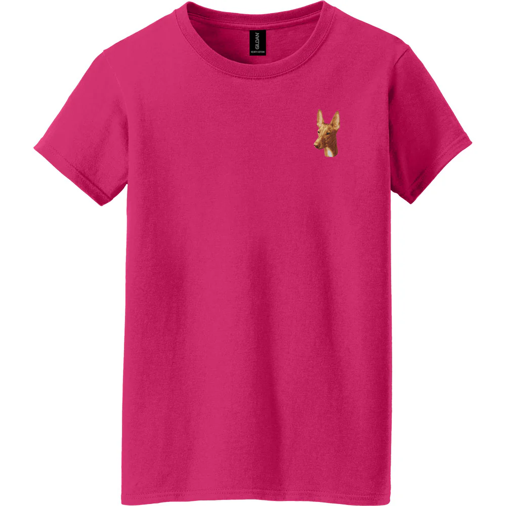 Pharaoh Hound Embroidered Women's T-Shirt