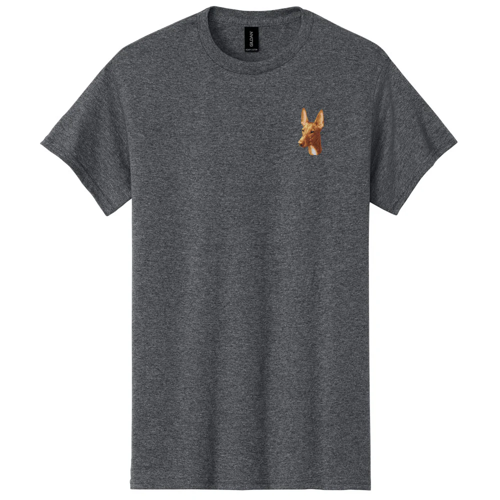 Pharaoh Hound Embroidered Men's T-Shirt - Image 2