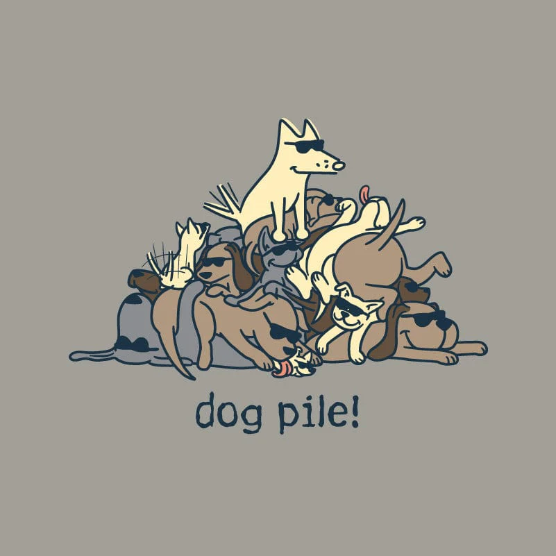 Dog Pile - Sweatshirt Pullover Hoodie - Image 2