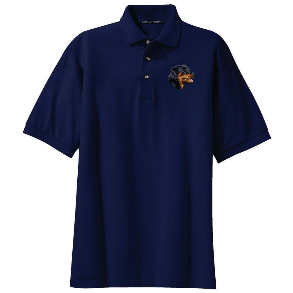 Rottweiler Embroidered Polo Shirt