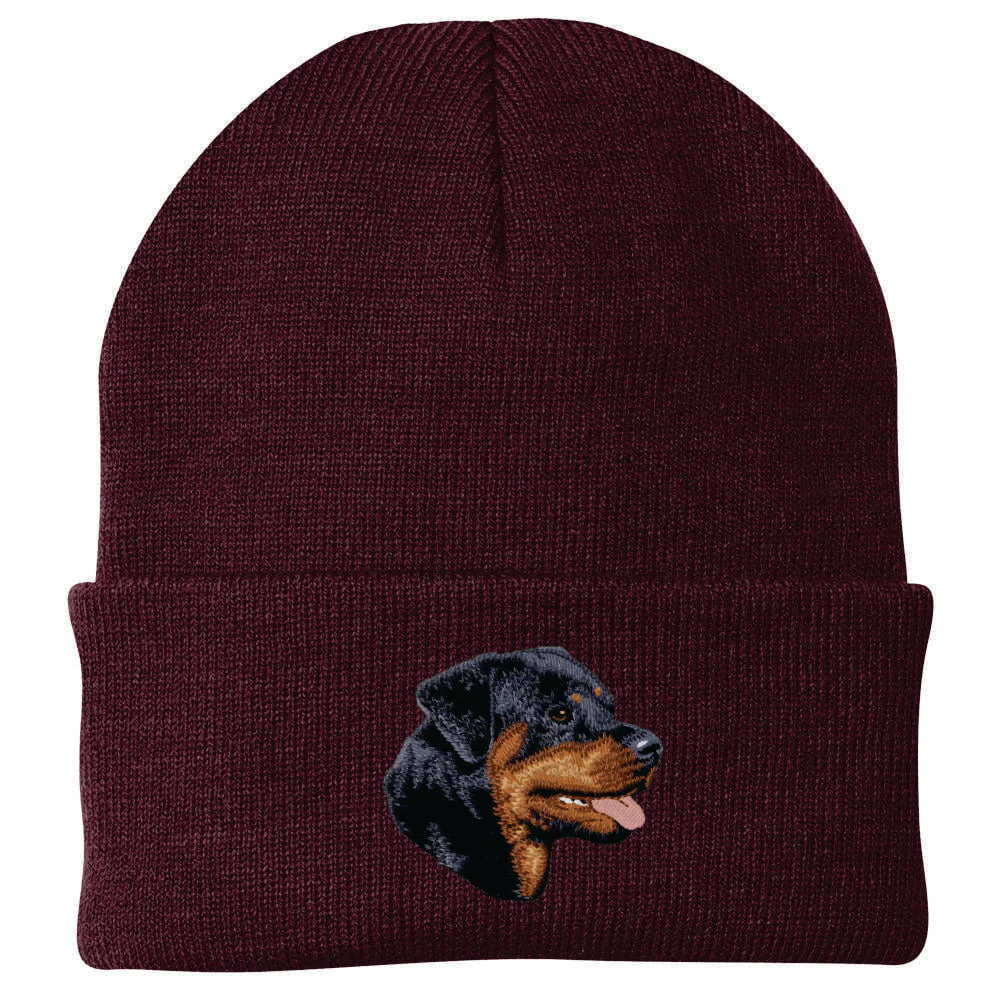 Rottweiler Embroidered Beanie - Image 4