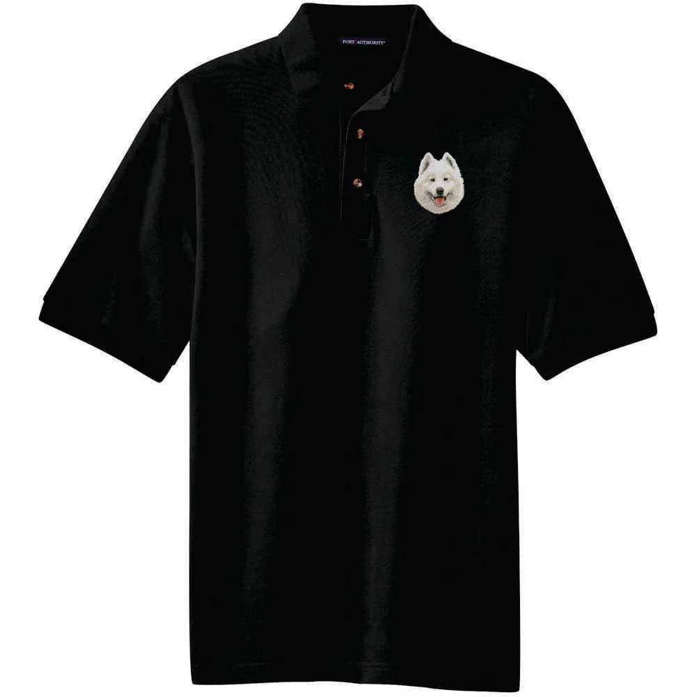 Samoyed Embroidered Polo Shirt - Image 3