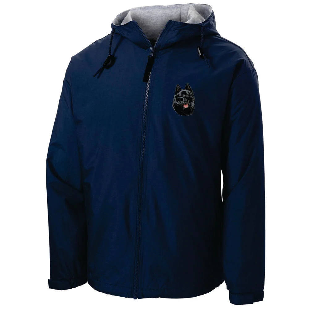 Schipperke Embroidered Hooded Jacket