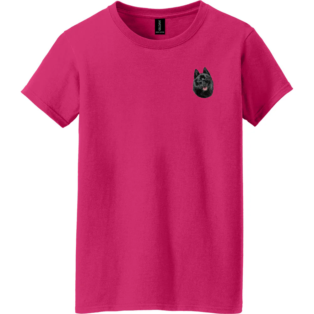 Schipperke Embroidered Women's T-Shirt