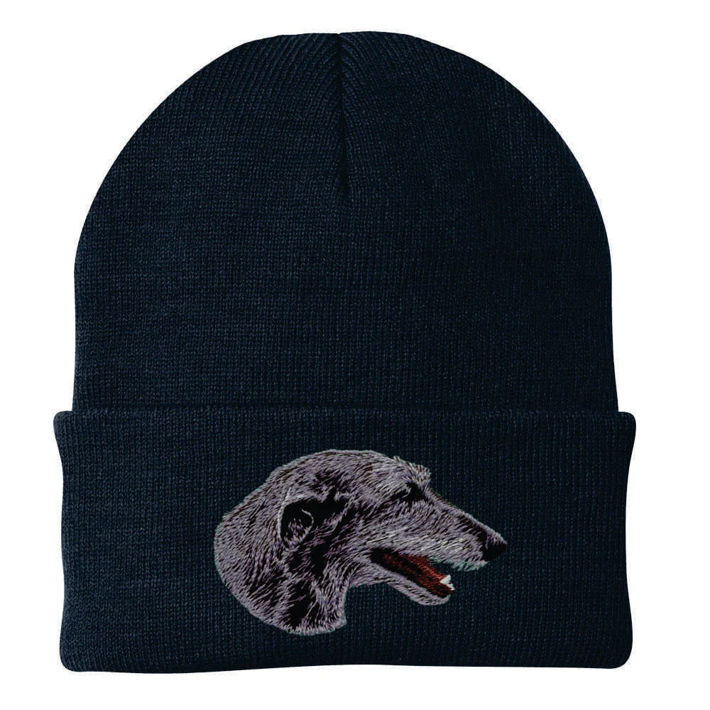 Scottish Deerhound Embroidered Beanie - Image 5