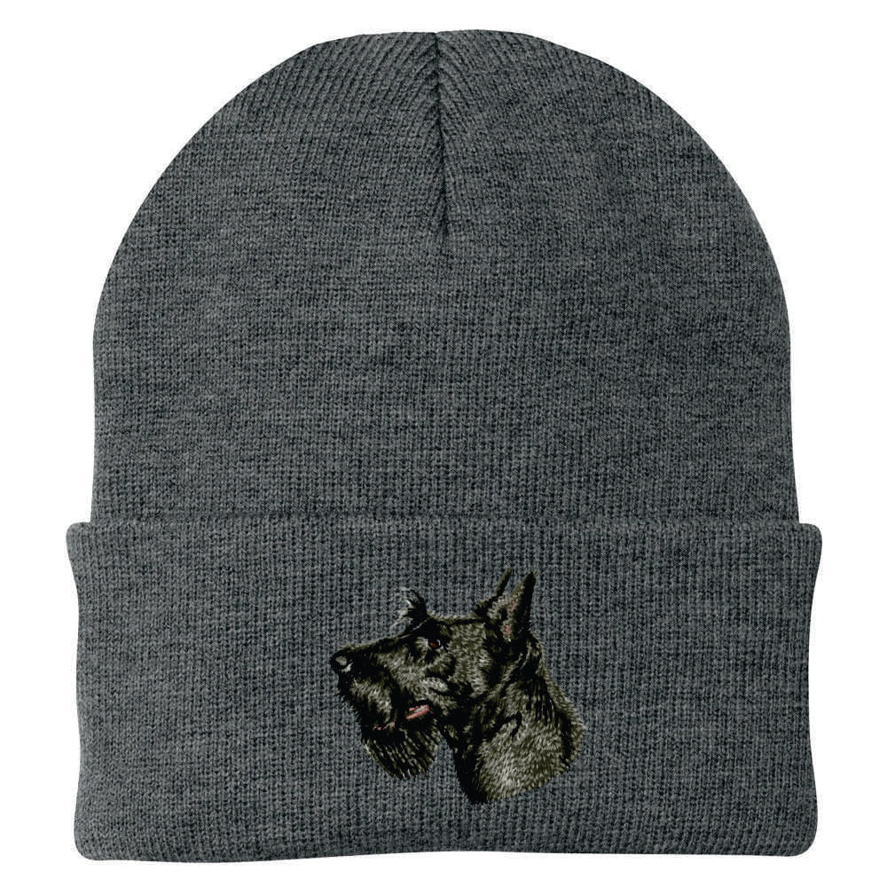 Scottish Terrier Embroidered Beanie - Image 2