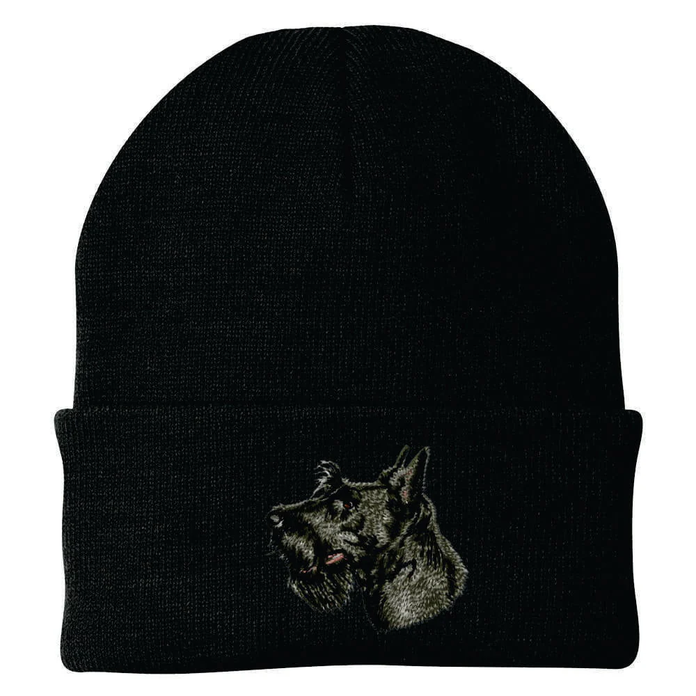 Scottish Terrier Embroidered Beanie - Image 3
