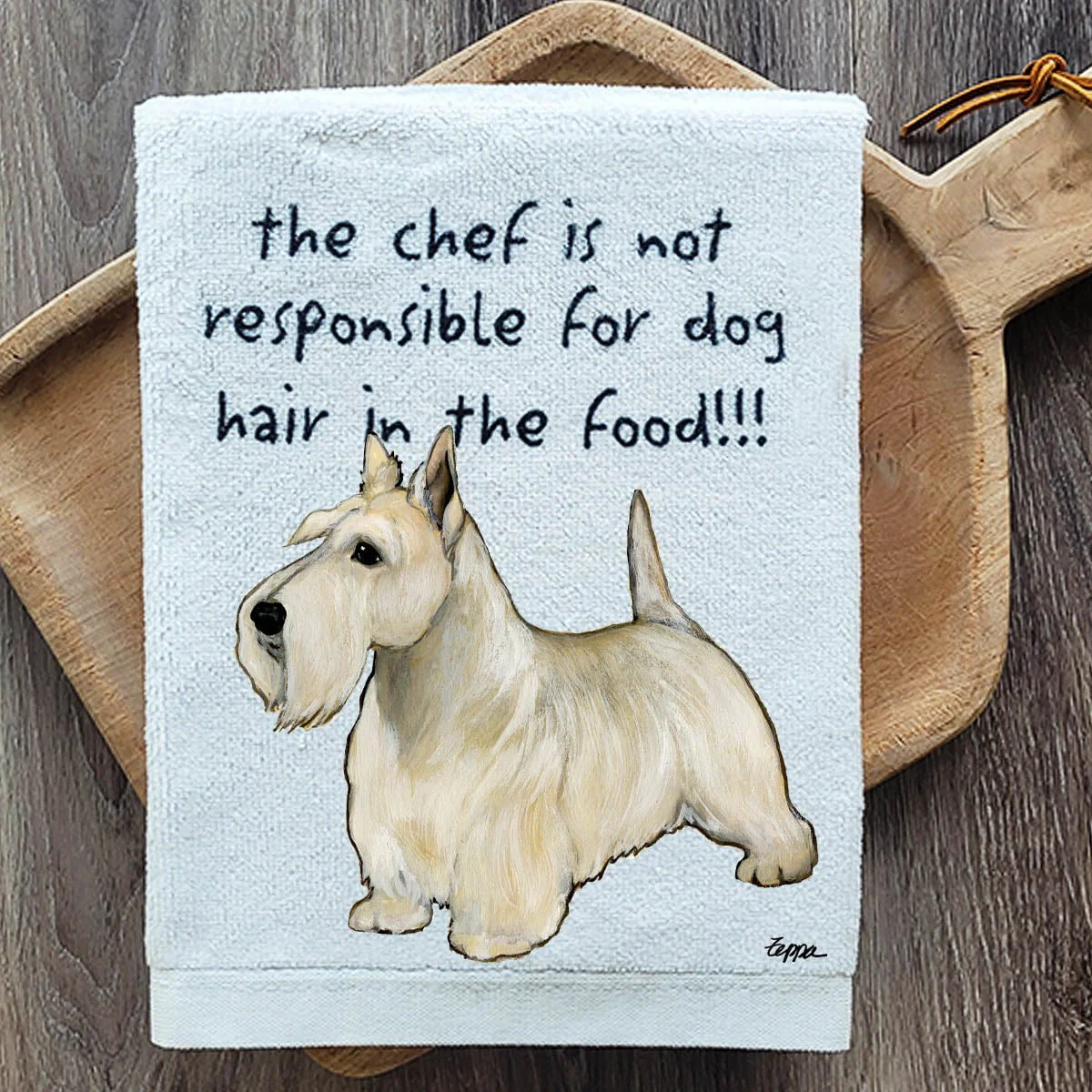 Scottish Terrier Dish Towel - Image 2