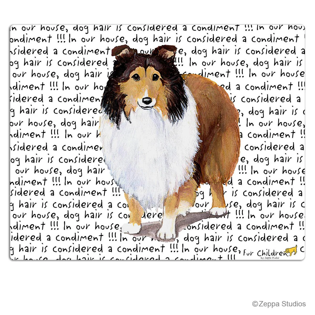 Shetland Sheepdog Cutting Board
